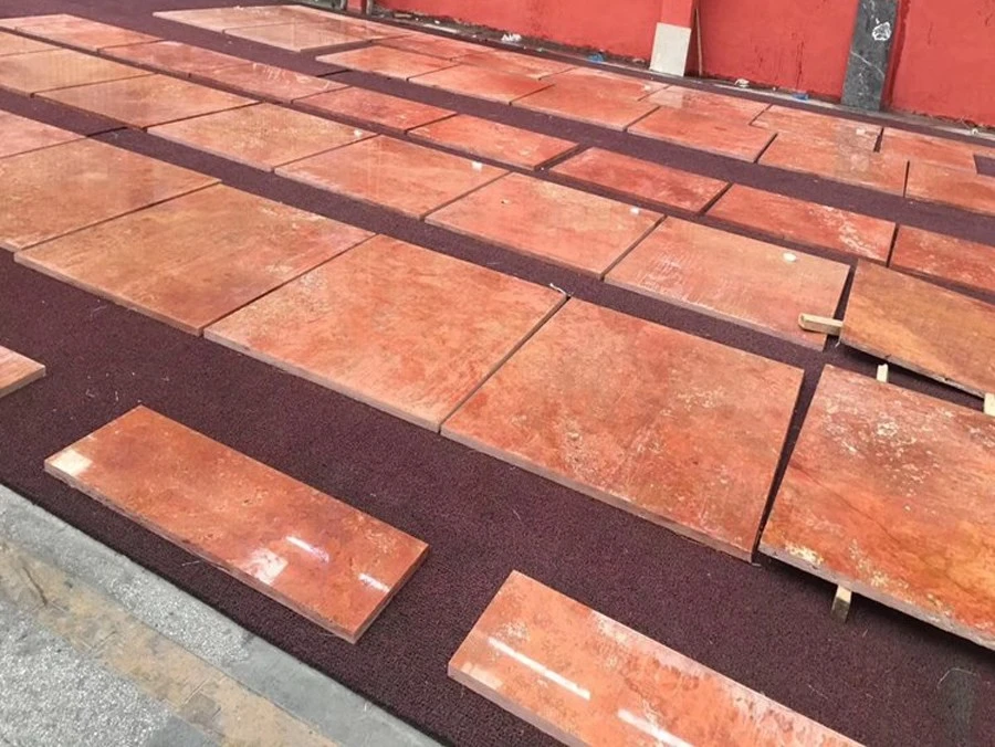 Red Travertine Tile