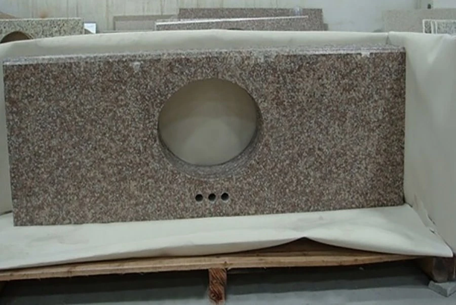 Peach Red Granite Countertop