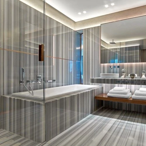 Marmara White Marble Bathroom Project